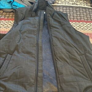 Men's Black western quilted vest